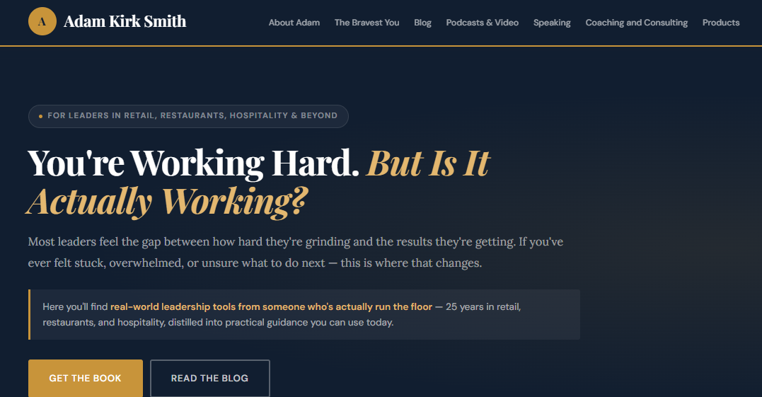 Clarity WordPress Theme — live preview at asmithblog.com